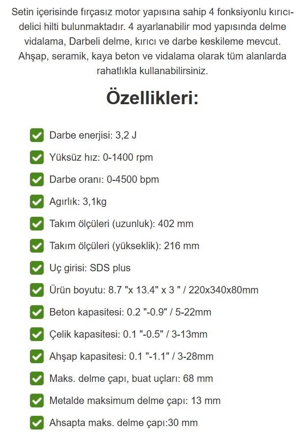 Bosch Plus BP001 Akülü Ultra 4lü Set Makina 58vf 5ah kitapçık