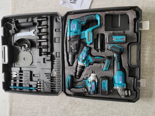 Bosch Plus BP001 Akülü Ultra 4lü Set Makina 58vf 5ah 125mm Avuç Taşlama, Sds Plus Kırıcı Delici Hilti, Somun Sıkma Sökme, Vidalama Matkap yorumları