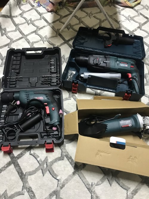 Bosch Plus BP005 Elektrikli 3 lü Set 13mm Darbeli Vidalama + Kırıcı Delici Matkap + 125 mm Avuç Taşlama yorumları