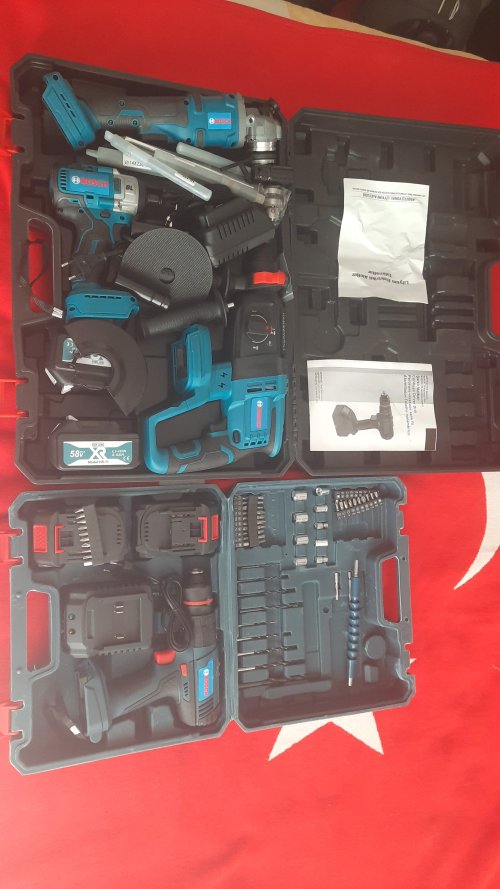 Bosch Plus BP001 Akülü Ultra 4lü Set Makina 58vf 5ah 125mm Avuç Taşlama, Sds Plus Kırıcı Delici Hilti, Somun Sıkma Sökme, Vidalama Matkap yorumları